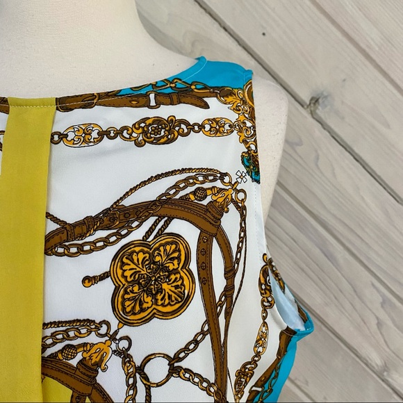 New York & Co Chain and Belt Print Dress - Picture 5 of 13